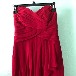 David's Bridal short chiffon sleeveless dress